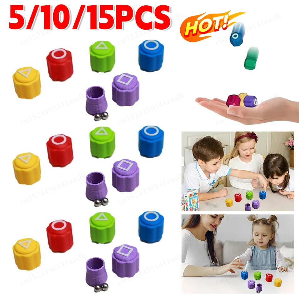 Gonggi Jack Stone Pebbles Set 5/10ks Ručné koordinačné výcvik Cucha hračky Kórejská tradičná hra