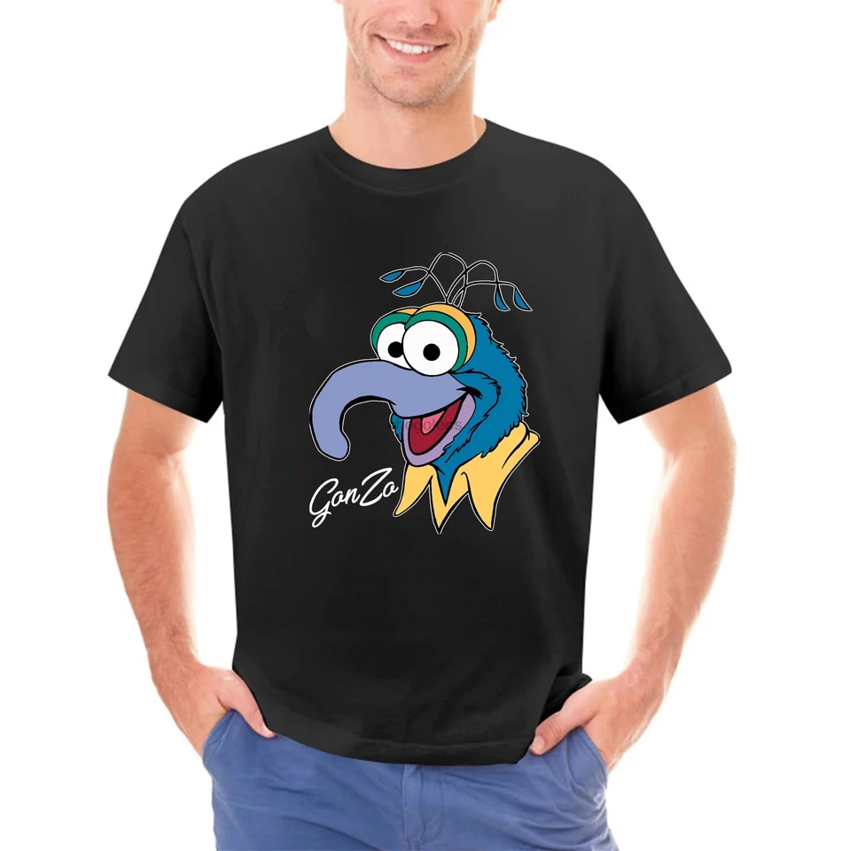 Gonzo Muppets Portrét vtipný tričko Unisex T tričko Dospelá tričko Tee 586977