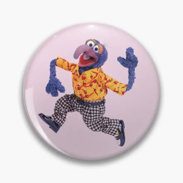 Gonzo Time Soft Gutton Pin Decor Cartoon Lover Pin Hat Lover Darček Ženy Funny módny kovový odznak roztomilý brošňový šperk obojok