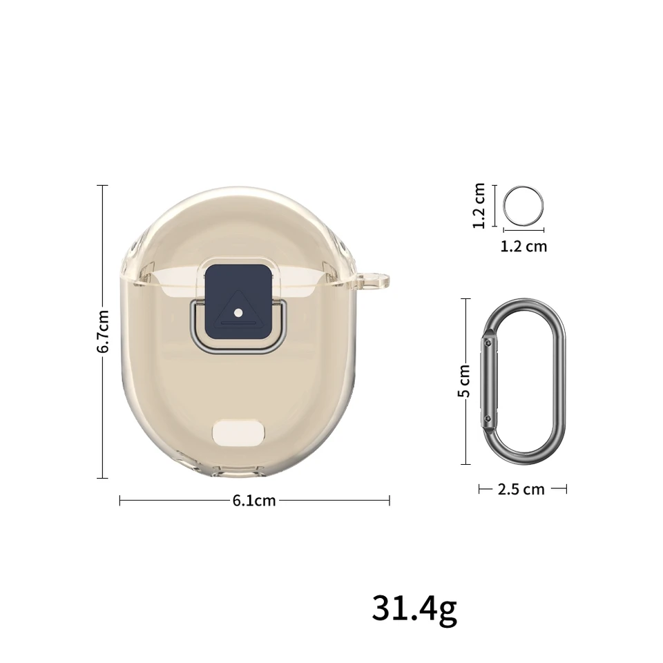 Google Pixel Buds Pro 2 Ochranné obaly TPU Tvrdý obal na ochranu prípadu pre chránený obal pre Google Pixel Buds Pro 2 Cover Access Access