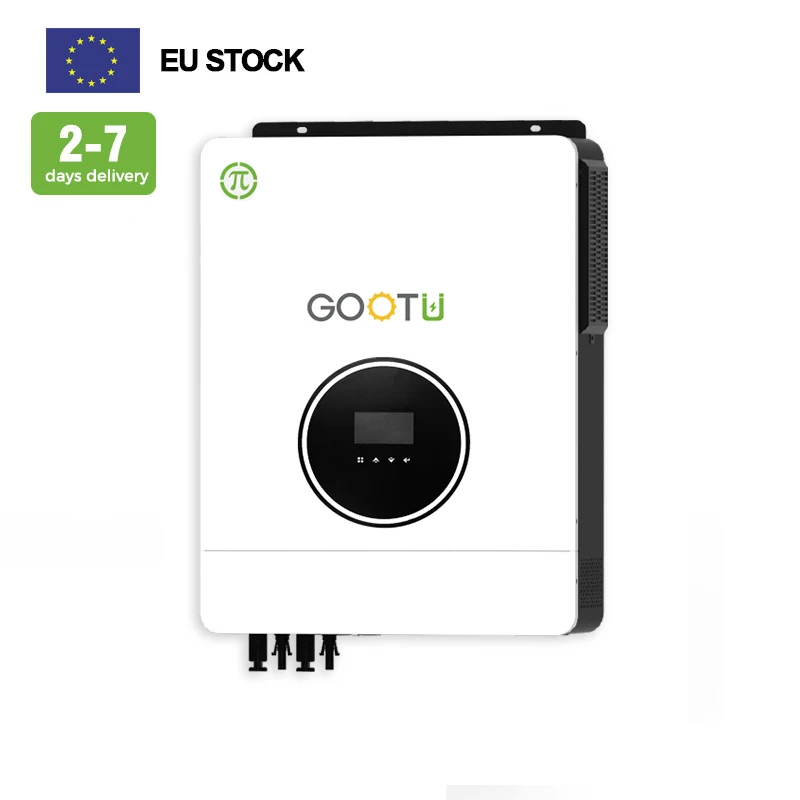 Gootu Hybrid Solar Inverter 4,2 kW 6,2 kW na mriežkovej čistej sínusovej vlne 48V Duálny výstup s MPPT 120a Solar Nabíjačka Home Inversor