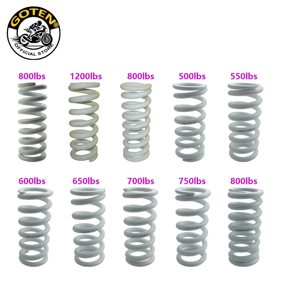 GOTEN DNM Zadný nárazový pružina 500 libier 550 libier 600 libier 650 libier 700 libier 750 libier 800 libier 1200 libier pre bicykel Pit Dirt Bike