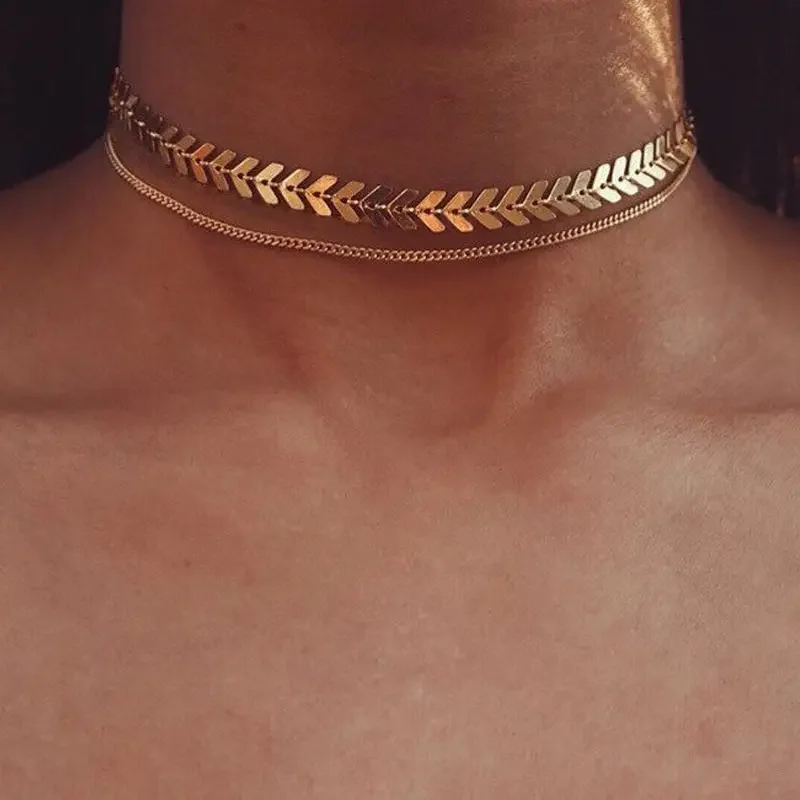 GoticMulti Choker náhrdelník Dámske dám
