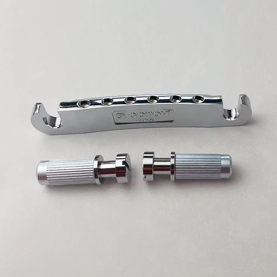 GotOH GE101Z TUne-O-Matic Electric Guitar Bridge Tailpiece pre LP SG Dot vyrobený v Japonsku