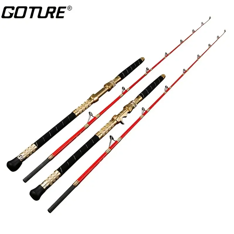 GOTURE Casting/Spinning Ultra Hard Sea Bream Fishing Rybárska tyč hlboký trolling rybárska tyč pevné sklo