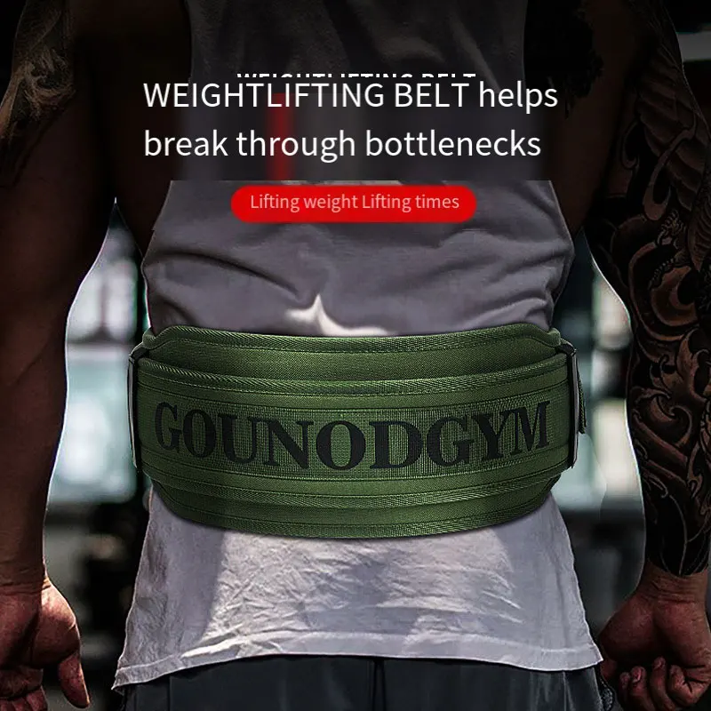 Gounod Weerping Belt Men Ženy 13 mm hrúbka Powerlifting Squats Belts Fitness Cross Cross Training, Cvičenie