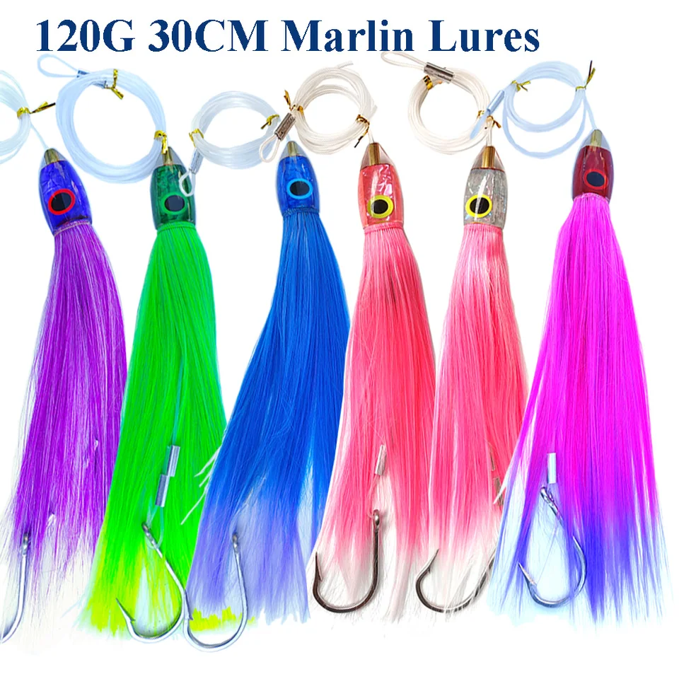 Gowave Marlin Lure 30 cm 120g Offshore DeepSea Boat Fishing tuniaka návnady slaná voda trolling látky Mahi wahoo Big Game Fishing Taintle