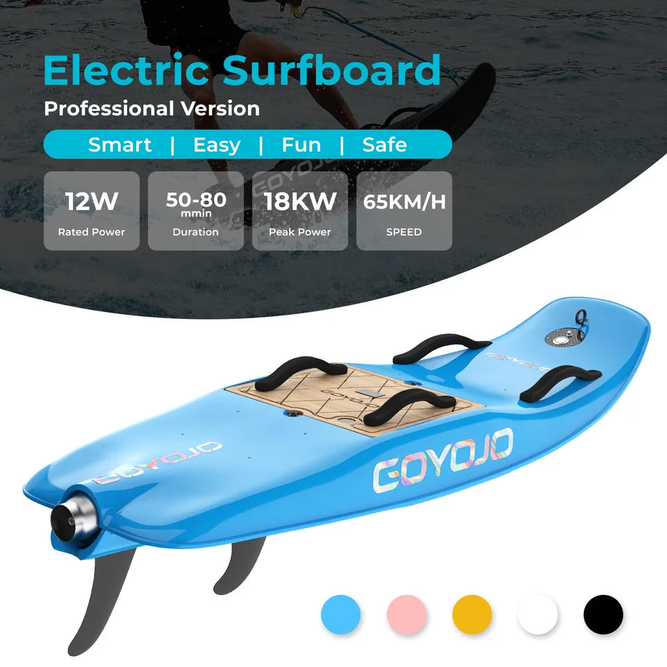 Goyojo novo modernizovaný elektrický surfový prímorský prímorský vonkajší športový voda surfovanie 12 kW 50-80min