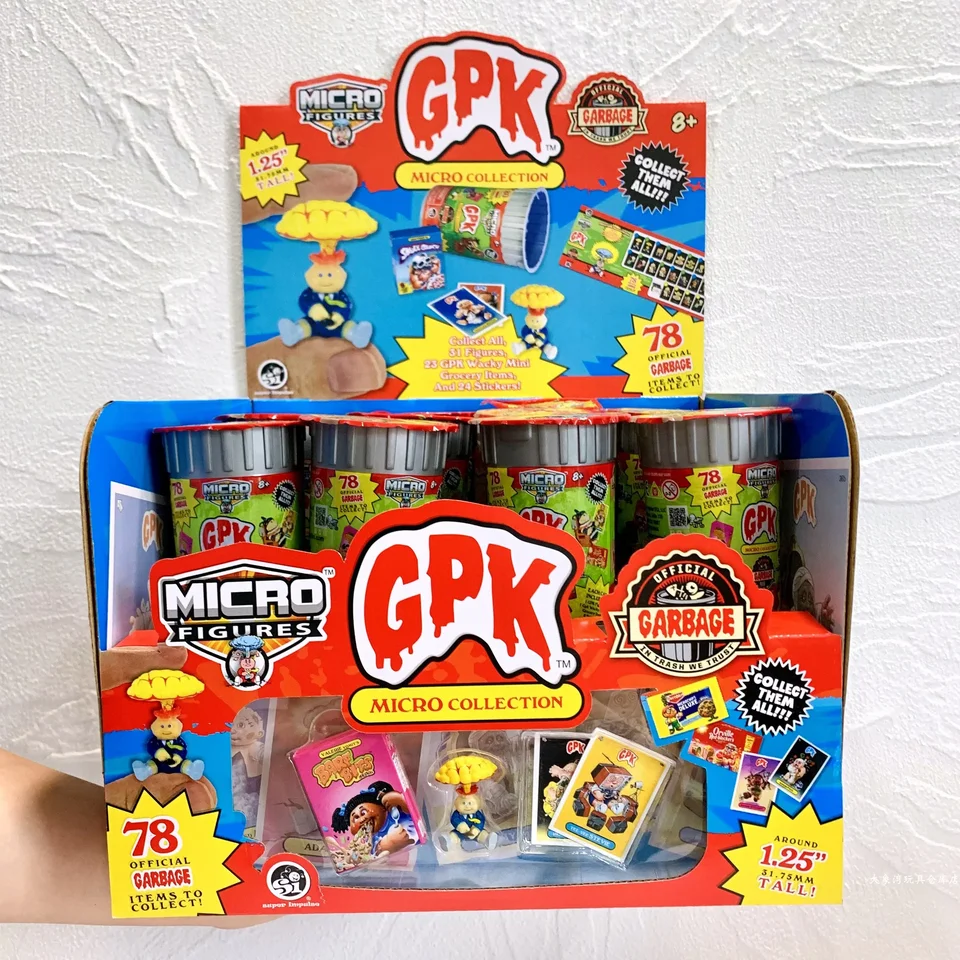 GPK Garbage Pail Kids Micro Figures záhadné slepé boxy Mini Doll Darček hračky Model anime figúrky Zhromažďovanie ozdob
