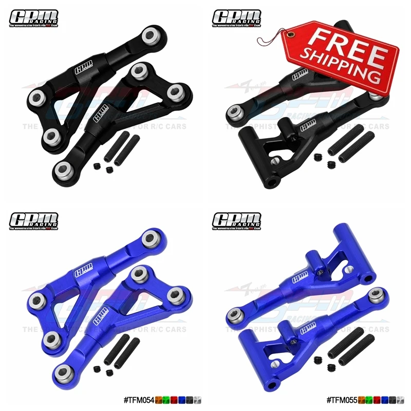 GPM Alloy 7075 predná horná spodná zavesená rameno pre Traxxas 1/10 4-TEC Drift Ford Mustang Accessary RC
