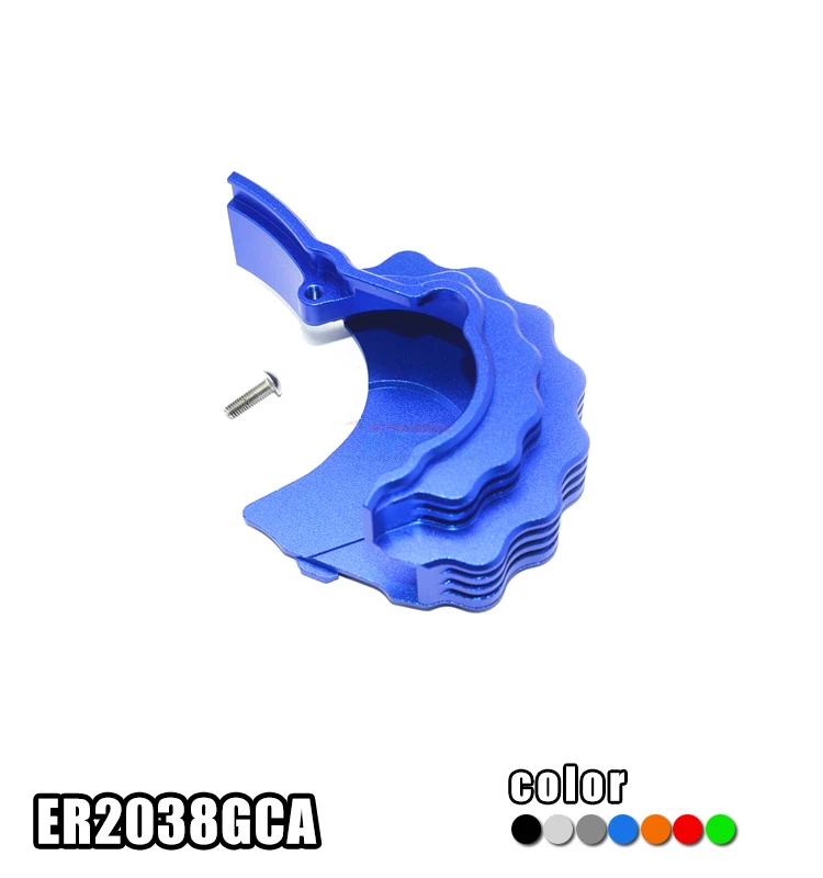 GPM Brushless bez E-Revo VXL 2.0 86086-4 Hliníkový zliatinový centrum hlavný prevodový kryt W. Fins-Set ER2038GCA