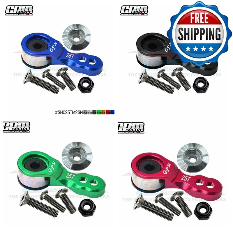 GPM hliníková zliatina jarné vykladanie 25t servo rameno pre roadtech-Servo Saver RC CAR Part