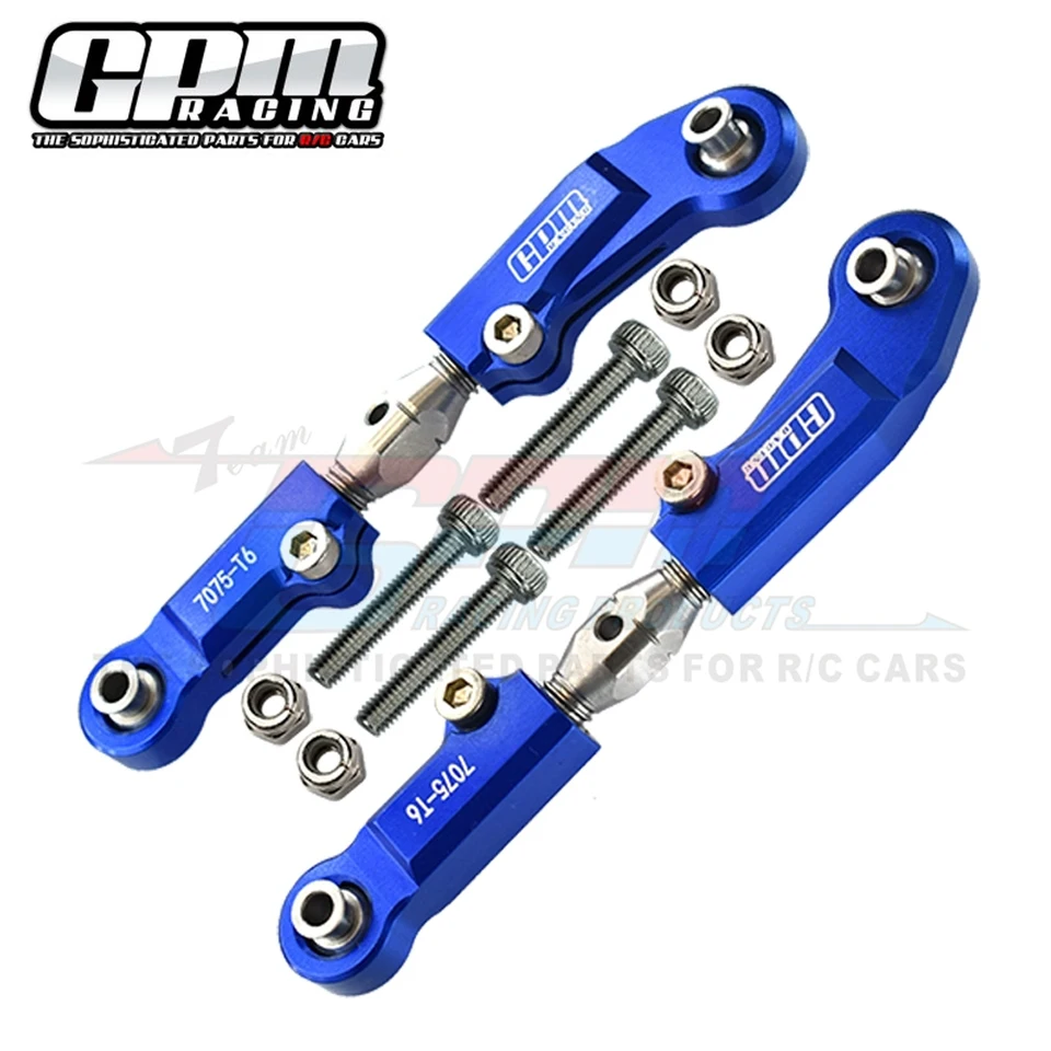 GPM pre ARRMA 1/7 zločinu Intrakcia Limitless V2 1/8 Typhon 6S Kovová z nehrdzavejúcej ocele Kovová predná kravata AR340070 AR330230