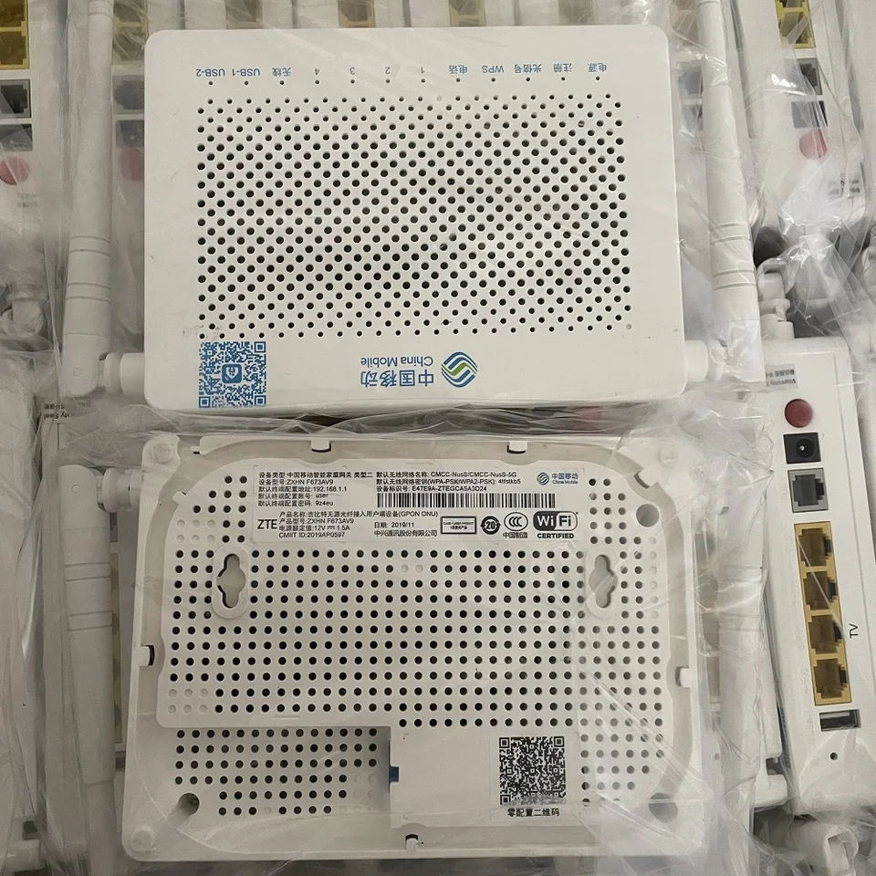 GPON ONT F673AV9 alebo F673AV9A 4GE LAN + 2,4G a 5G WIFI GPON ONU bez boxu FTTH