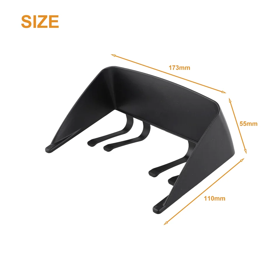 GPS Anti Glare Visor Sun Sun Shade odtieň 1pcs anti oslnivý priezor 1ks 7 palcov GPS Anti Glare Visor pre GPS Anti Glare Visor