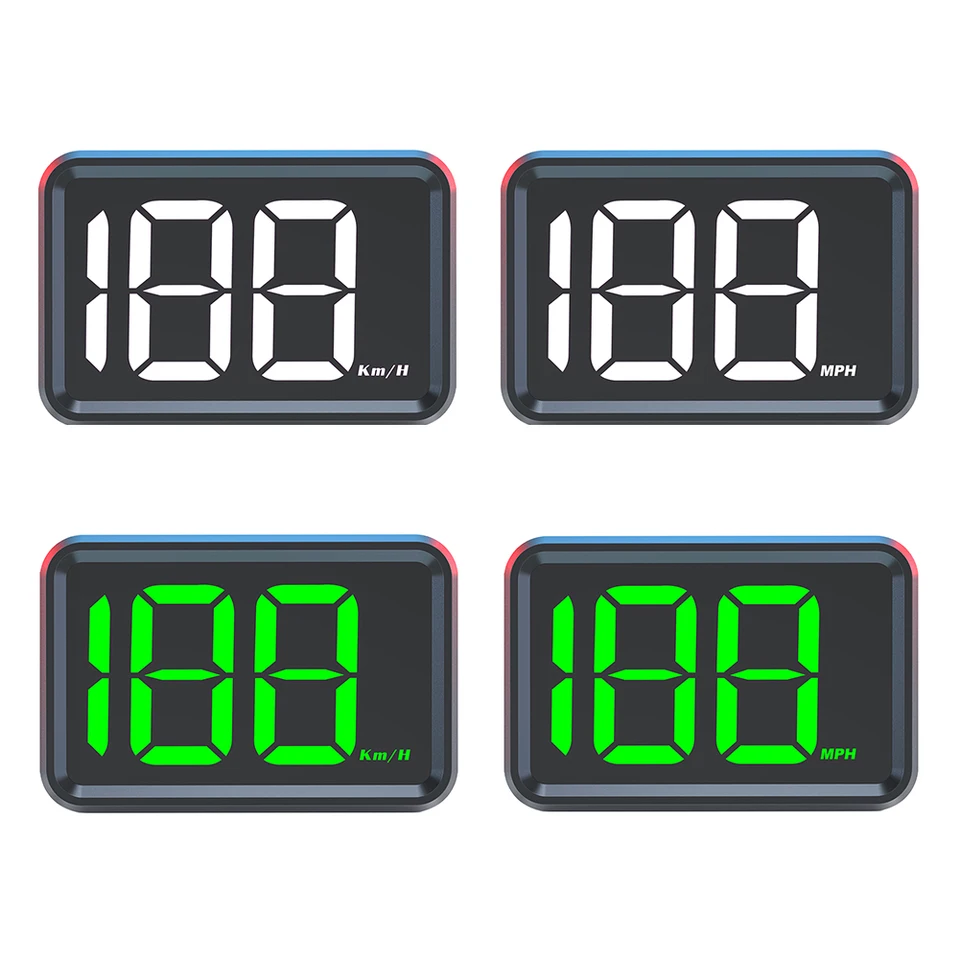GPS KMH MPH HUD Speed ​​Meter HEAD HEAD DIZOR DIGITÁLNE Rýchlosť meracieho mera