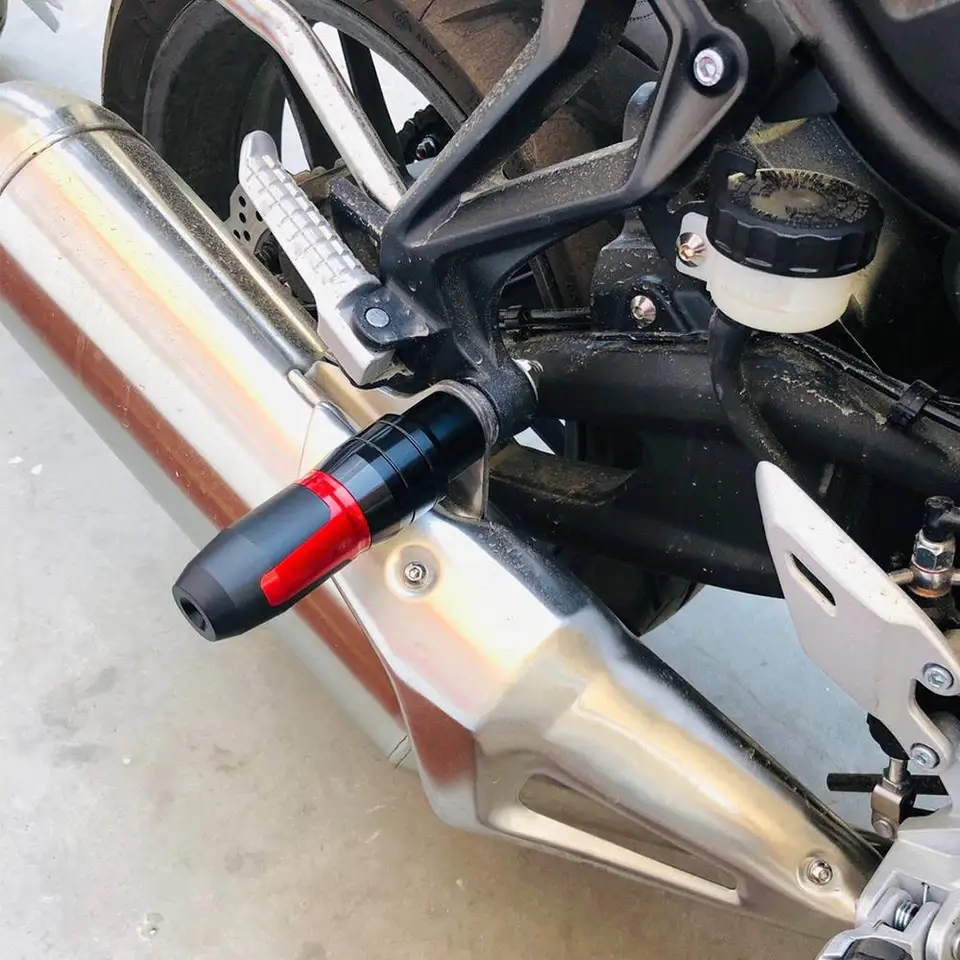 GPZ 500 S motocyklová klzná svižovacia podložka CRAD Falling Protector CNC výfukový jazdec pre Kawasaki GPZ500S 1990 1991 1992 1992 1993 -2009