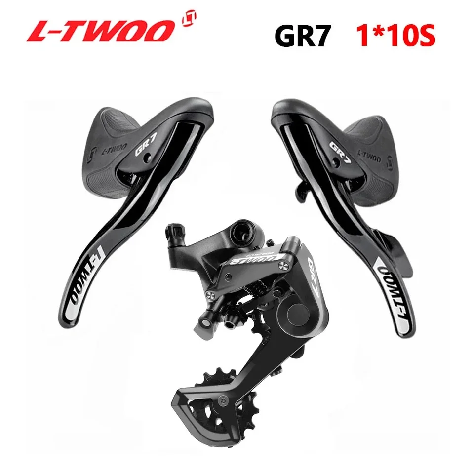 GR7 10S Road 1x10 Speed ​​Groupset 10 Velocidade R/L Shifters + Zadné prehadzovacie bicykle kompatibilné s Shimano 4700