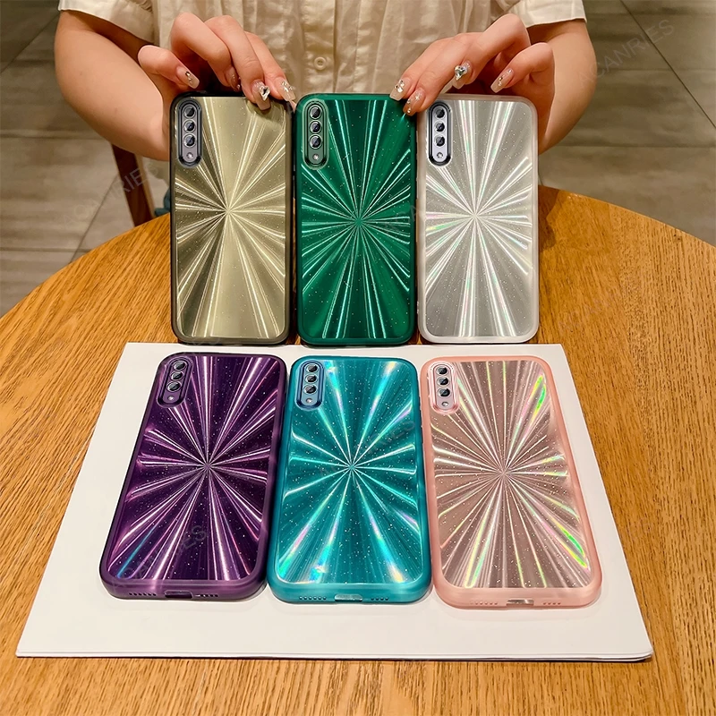 Gradient Flash Silikone Soft Case pre Samsung Galaxy A50 A30 A20 A10 A50S A30S A20S A10S Protector ANDAR