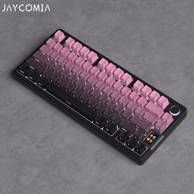 Gradient Side Print podsudky kľúče pbt cherry profil kľúča kľúča pre MX Switch Mechanical Keyboard ISO ENTER GMK67 NJ68