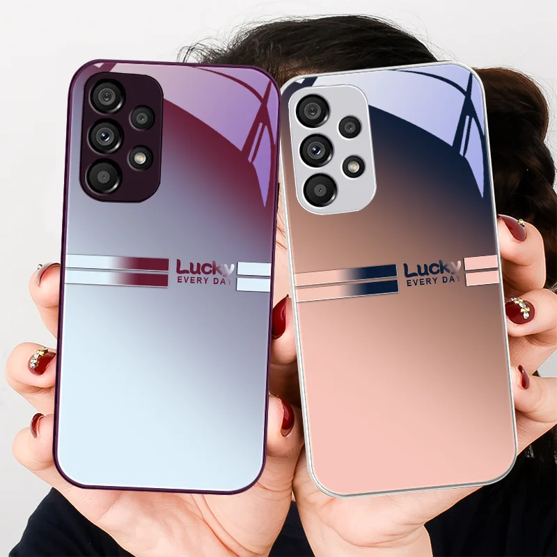 Gradient tmavo zelený pre Samsung Galaxy Note 10 plus S20 21 Fe S23 Ultra S8 9 A70 72 73 50 51 52 53 Puzdro o temperovanom skleníku