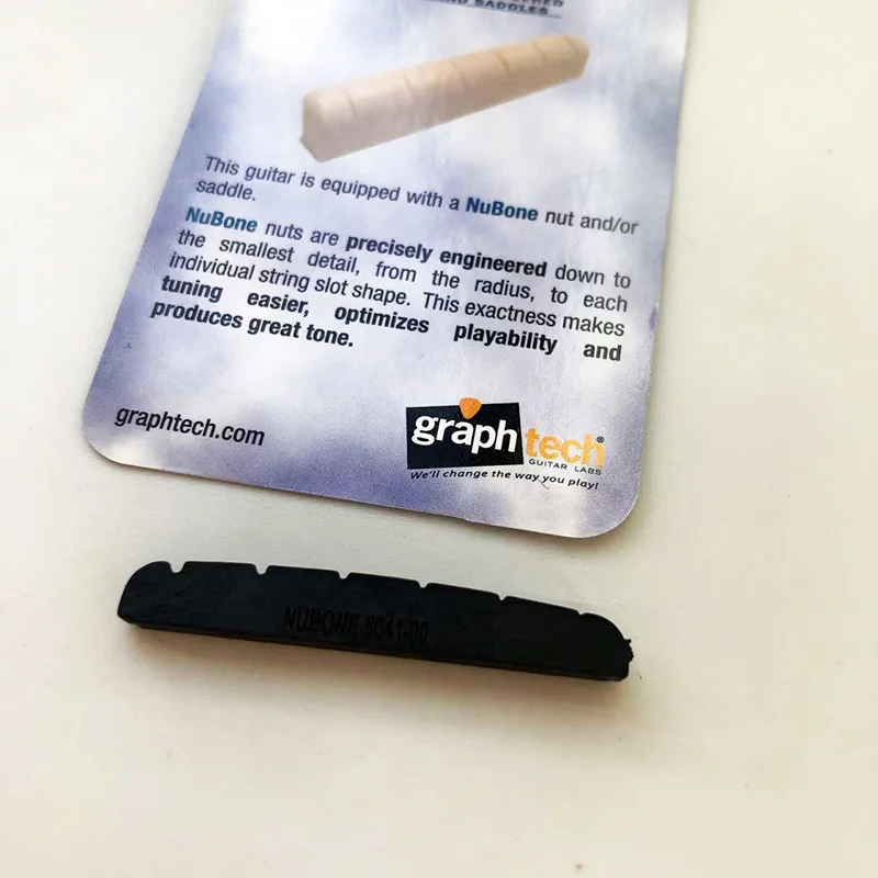 Graf Tech Nubone 5041-00 Nut pre jazzový štýl 6 String Electric Guitar Part, vyrobený v Kanade