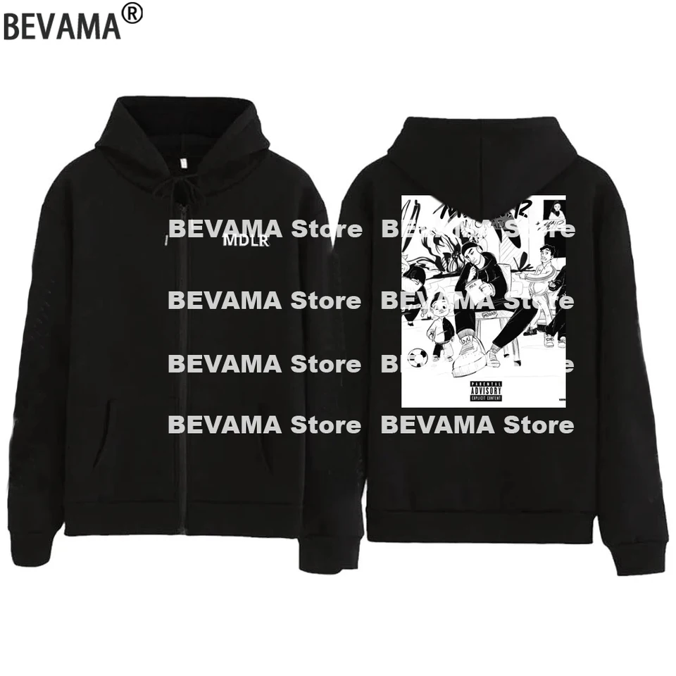 Grafická bunda fleece jesenná mikina mikiny zipup mikiny vintage hip hop oblečenie y2k tlačová bunda mikina unisex módna kapucňa
