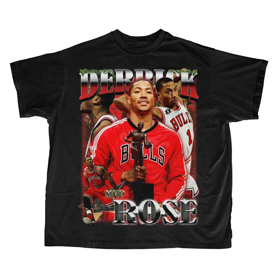 Grafické tričko Derrick Rose MVP
