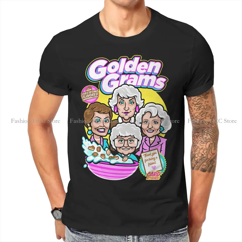 Grams cereal o krk tričko Zlaté dievčatá Pure Cotton Basic T tričká oblečenie módu
