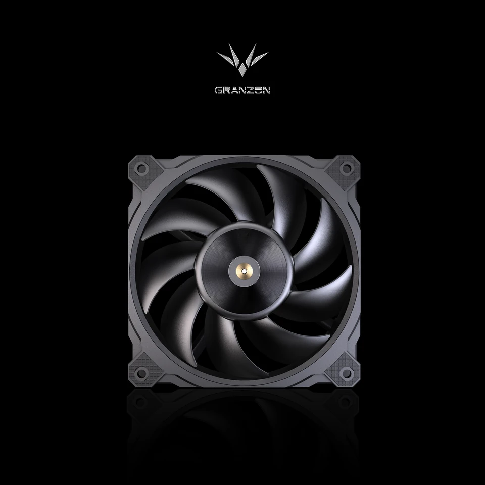Granzon 1/2/3ks 120 mm ventilátor Používa na vodné chladenie chladiča počítač PC puzdro 3000 ot./min.
