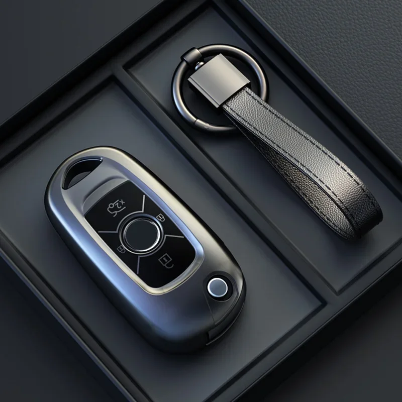 Gray TPU Car Key Case pre Opel Vauxhall Astra K Corsa E pre Buick Verano Encore GX GL6 skladacie klávesy SHELL ACTIPORY