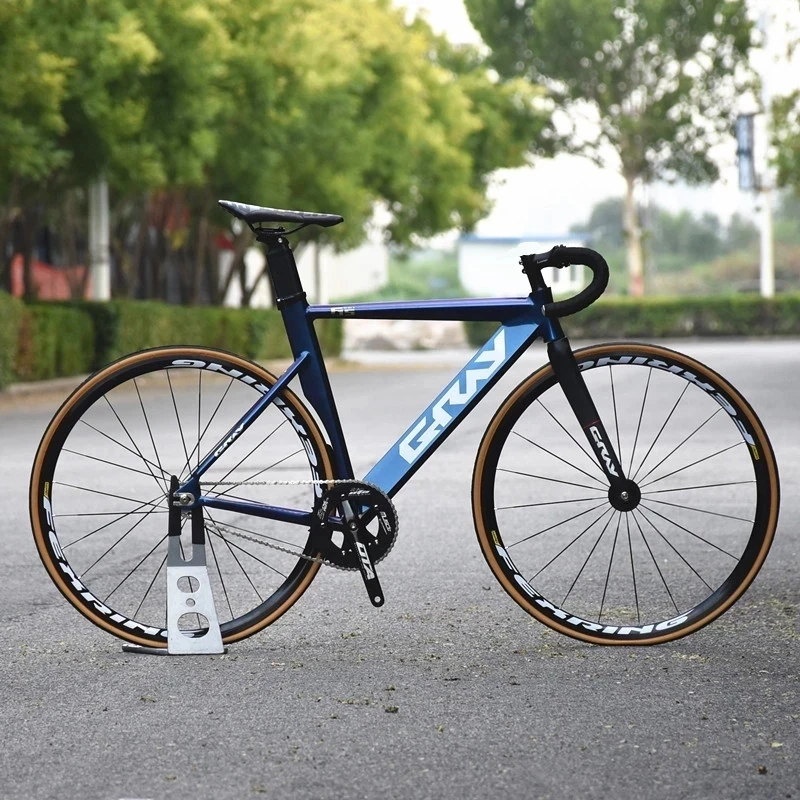 Gray Track Bike Fixie Bicycle Hliníkový zliatlivý ráme