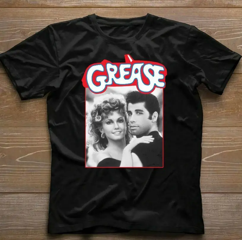 Grease retro filmové tričko, tričko tričko, tričko Darček pre otca a matku Dni tričko