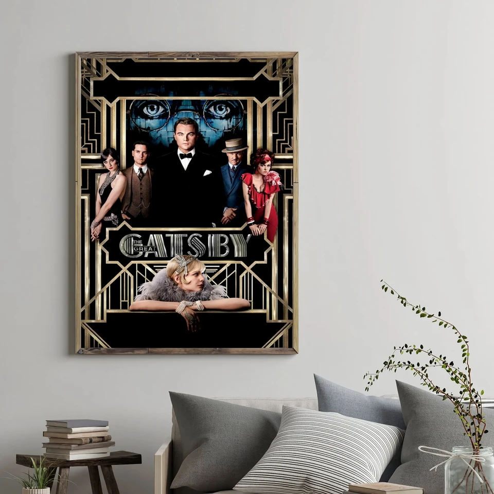 Great Gatsby Film Plaght Canvas Plaght Print Wall Painting Home Decor (Unbramed)
