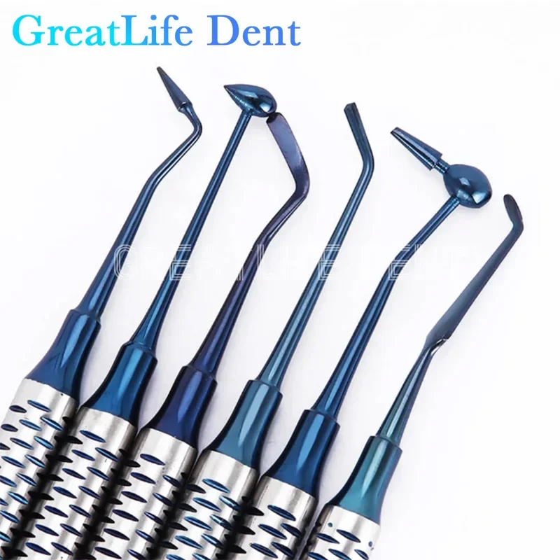 GreatLife Dent 6ks/Set Professional Equipment Dental Suraical Instruments Živová plnenie estetickej obnovy súprava