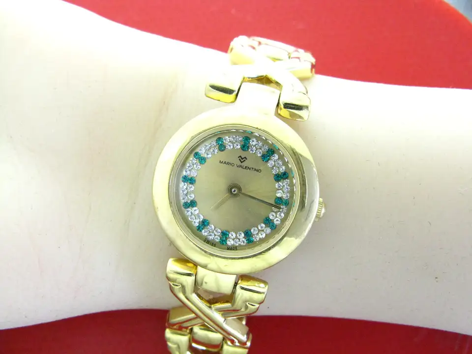 Green+White Diamond Mario Fashion Švajčiarsko Dámske hodinky Quartz