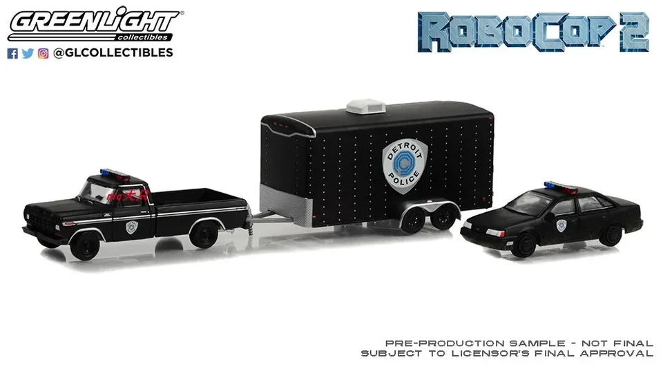 Greenlight 1:64 1979 Ford F-150 s modelom zliatiny Ford Taurus zliatiny z alliky Diecast Hračky