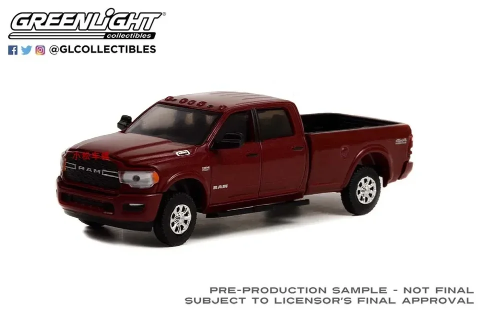 Greenlight 1:64 2021 RAM 2500 Model zliatiny kovové hračky pre detské deti Diecast Gift