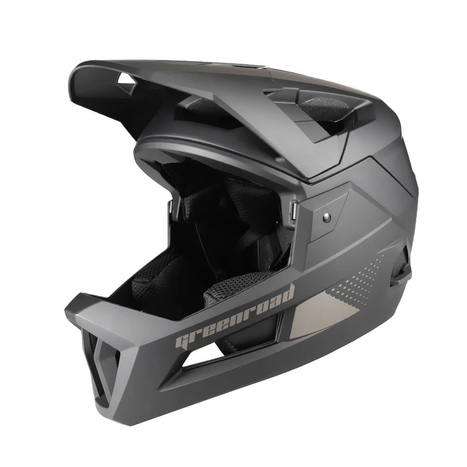 GreenRoad Full Face MTB Bike Helmet DH Trail Rading z kopca Fullface Cycling Helme Motorcycle Bicycle Helma Dospelý muži Ženy