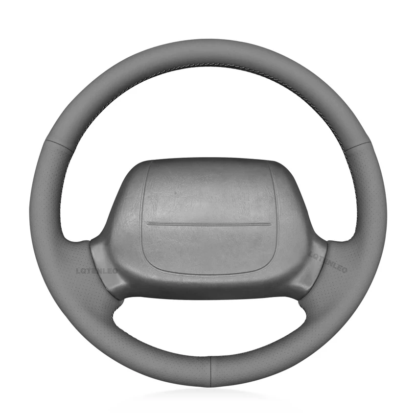 Grey Faux Leather bez šmyku automobilu na volant Cover Braid pre Toyota 4Runner Avalon Tacoma Hilux Hiace Granvia Townce 1995-2005
