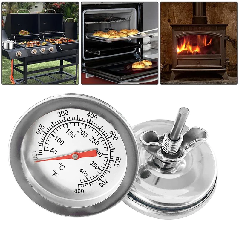 Grilovanie uhlia gril na grile Termometer pit dreva fajčiar teplota teplota grilu gril grilovaný teplomer fahrenheit/℃ kuchyňa