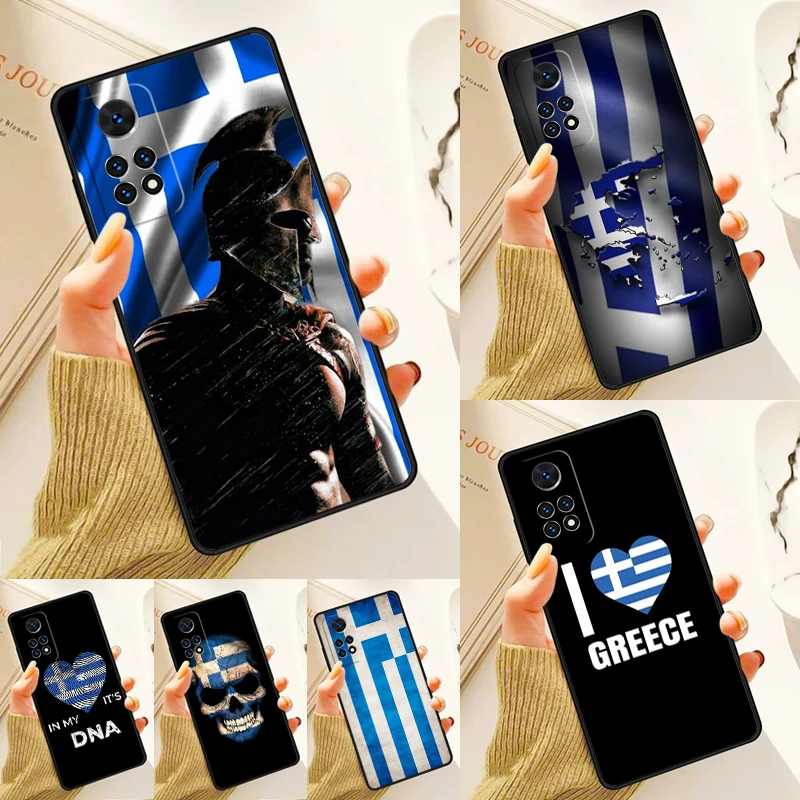 Grécka grécka vlajka pre prípad Samsung Galaxy S24 Plus S23 S20 S21FE Lite S22 Ultra Note 20 S8 S9 S10 Coque Coque