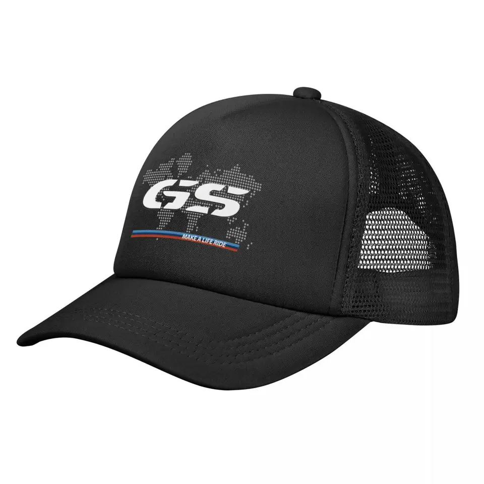 GS World Map Mesh Baseball Cap Cap Dospelý outdoor Trucker Pracovník čiapka klobúk nastaviteľné polyesterové golfové klobúky Veľkoobchod New Trucker Caps