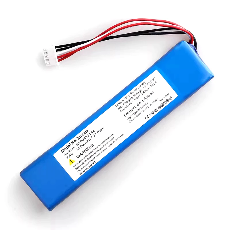 GSP0931134 7,4V 5000 mAh lítium batérie