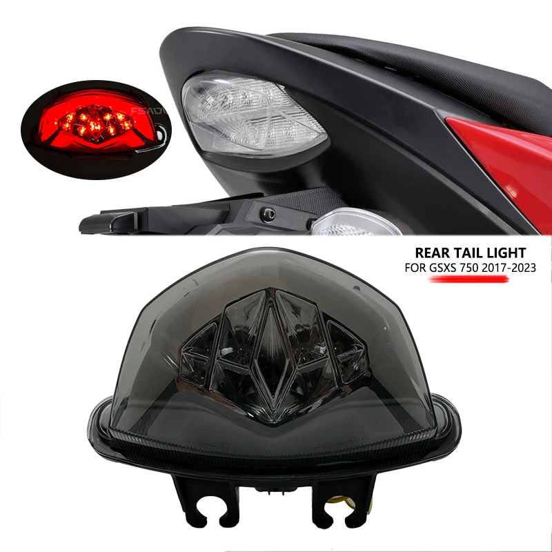 GSX-S750 Zadné brzdové brzdové svetlo Integrované svetlo LED svetlo LED pre Suzuki GSX-S750 GSXS750 GSX-S GSXS 750 2017-2023 2021 2022