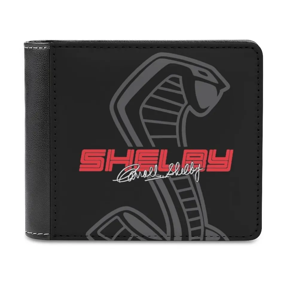 GT 500 Shelby 9a Men Wallet Pu Kožené krátke mužské kabelky Kreditná karta peňaženka pre mužov Money Bag GT500 Shelby GT 500 NOVÝ NORMAL