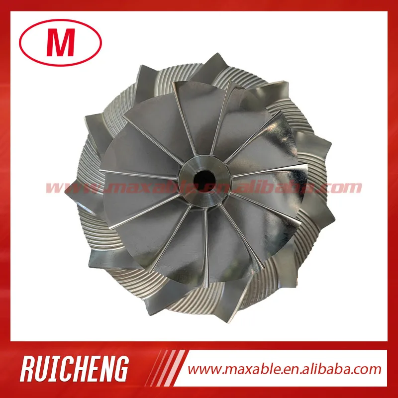 GT15-25 Reverz 11+0 Blades 48,88/68,95 mm Vysoko výkonný turbo hliník 2618/mletie/koleso kompresora pre turbo
