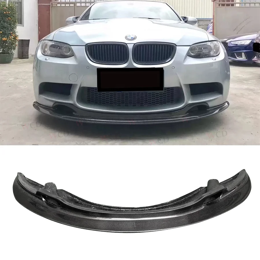 GT4 v štýle uhlíkových vlákien predné pery pre BMW E90 E92 E93 M3 predný nárazník Splitter SPOILER Automobilové príslušenstvo