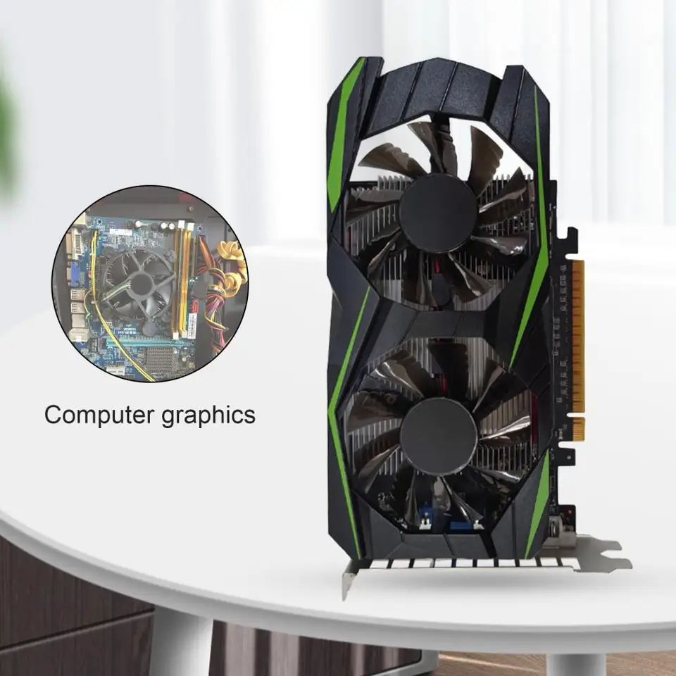 GTX1050TI Grafická karta Nezávislé rýchle rozptyl rýchleho tepla Multi-Interface 2 GB Vzduchové počítačové grafické karty pre kanceláriu