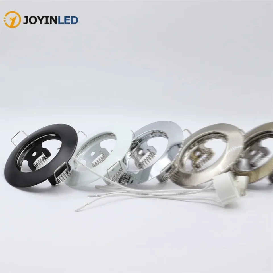 GU10 LED modul MR16 Downlight Spot Light Rám Vysoko kvalitný kovový okrúhly LED stropný osvetlenie svietidla Továreň